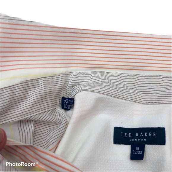 Ted Baker London striped long sleeve dress shirt - Picture 5 of 9